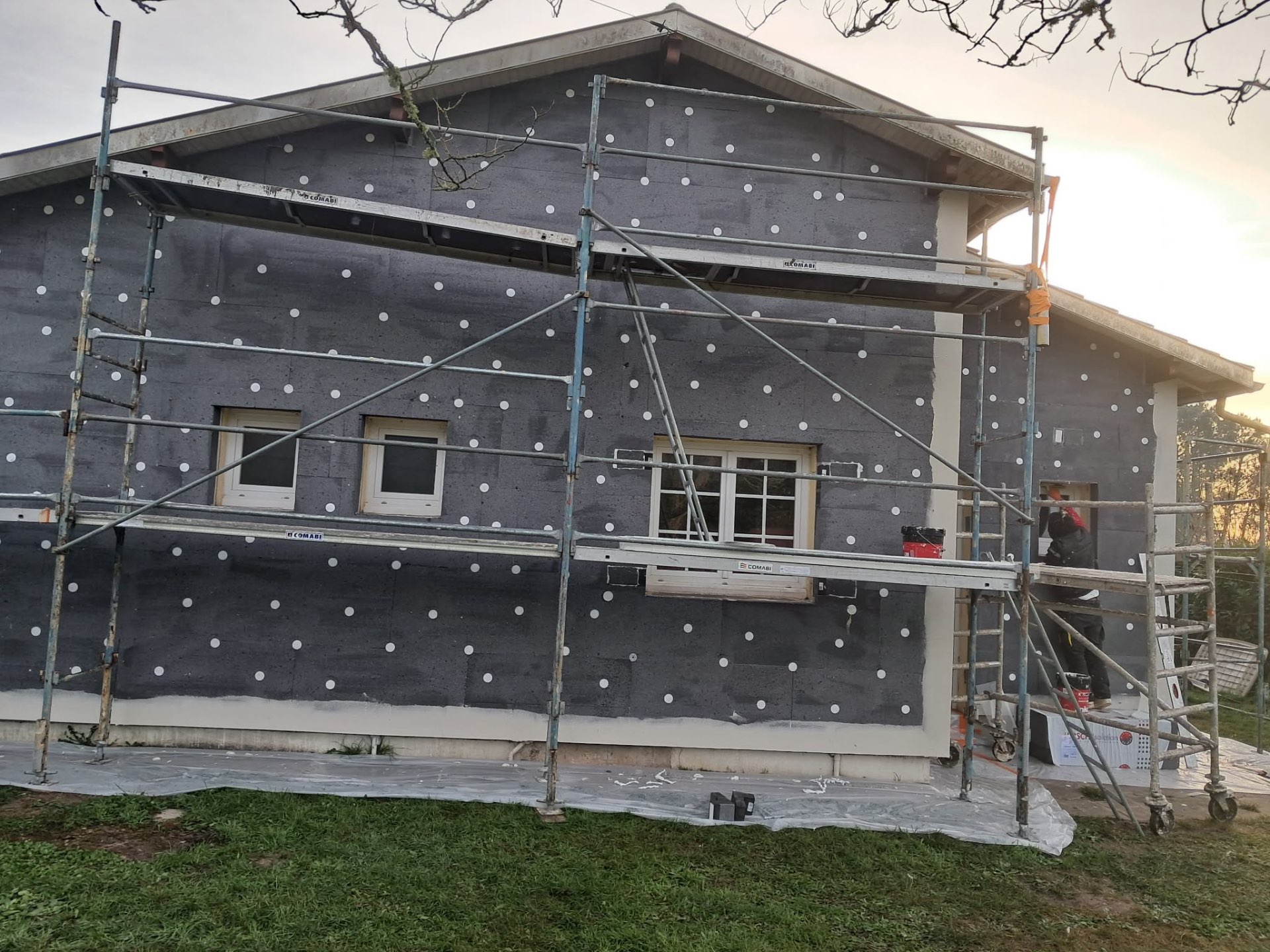 Chantier ITE Marila 18