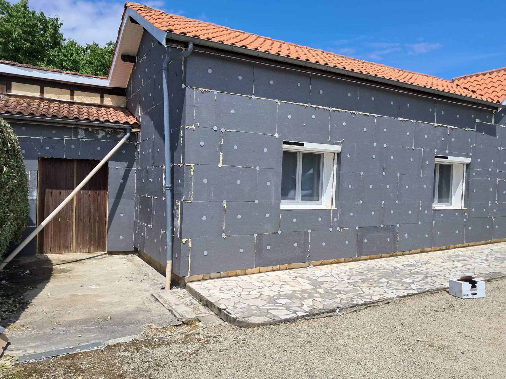 Chantier ITE Marila 5