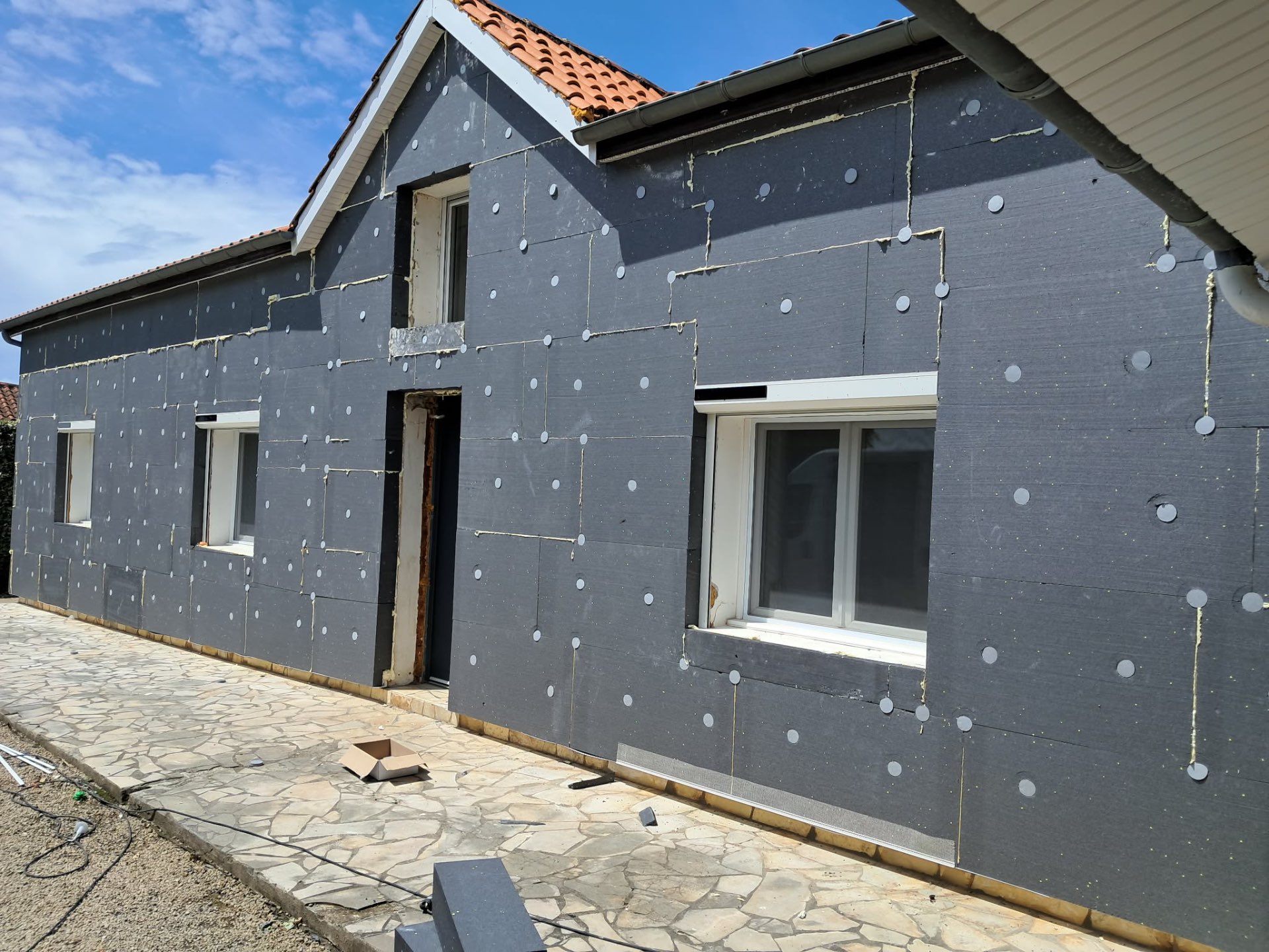 Chantier ITE Marila 15