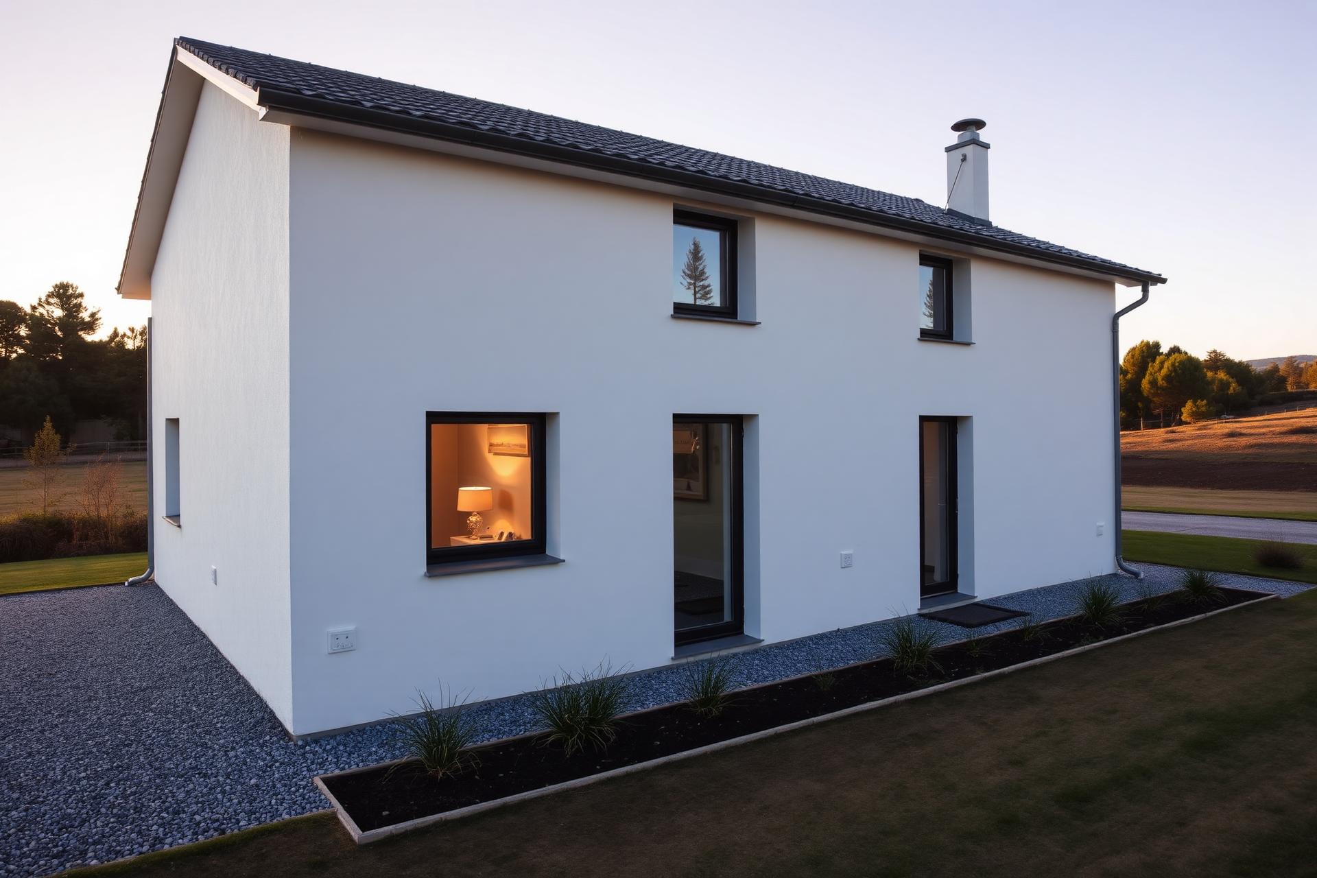 Maison rénovée avec isolation thermique extérieure dans les Landes